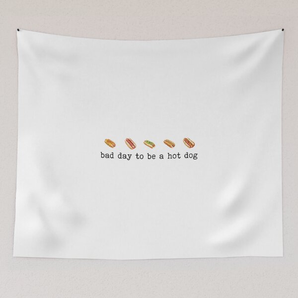 Item preview, Bad Day to Be a Hotdog, Funny Retro designed and sold by Hiwerelisa.