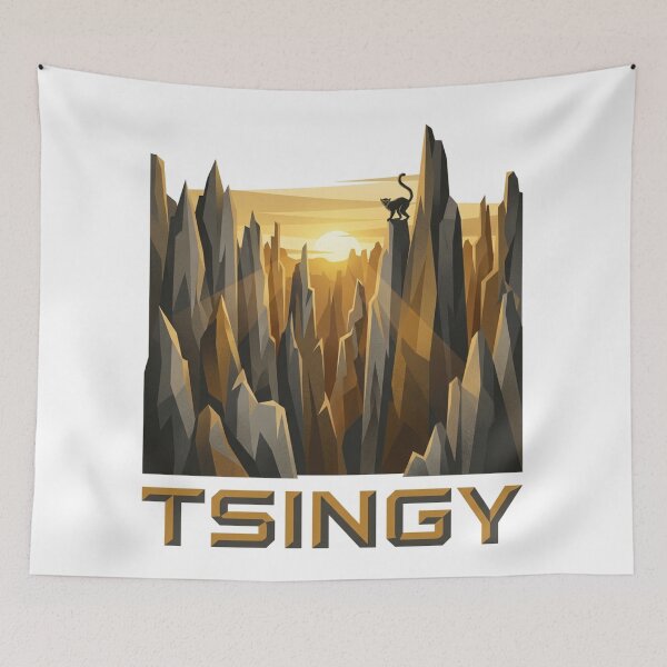 Item preview,  Tsingy Stone Forest Madagascar Travel Design designed and sold by ArtsyExplorer.