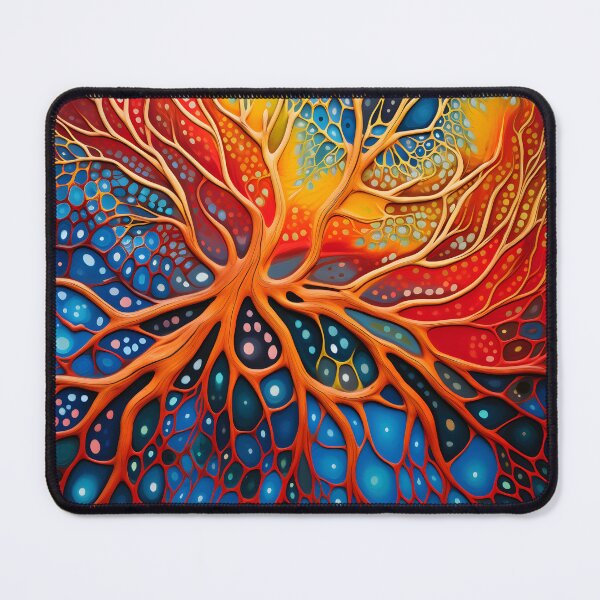 Item preview, Aboriginal Inspired Dot Art - Comprehensive Lava Tree designed and sold by GrinGalore.