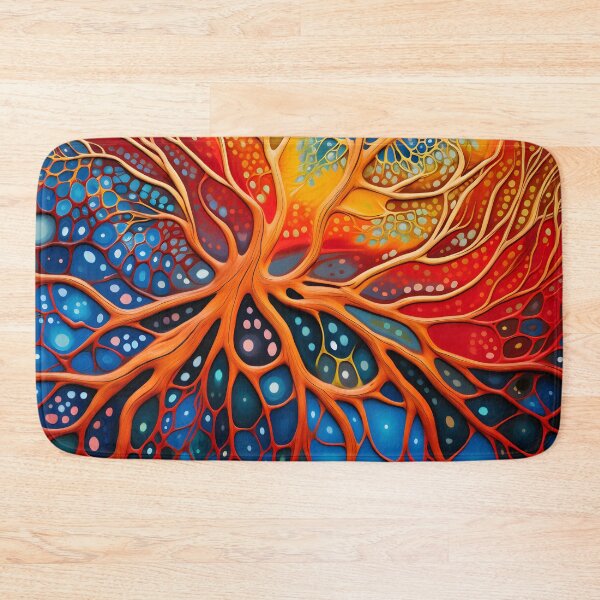 Item preview, Aboriginal Inspired Dot Art - Comprehensive Lava Tree designed and sold by GrinGalore.