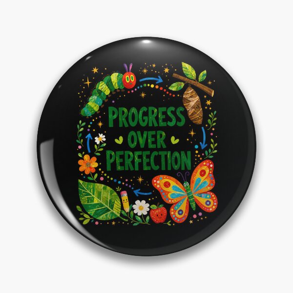 Item preview, Teachers Back To School Progress Over Perfection Butterfly designed and sold by Fereskabilon.