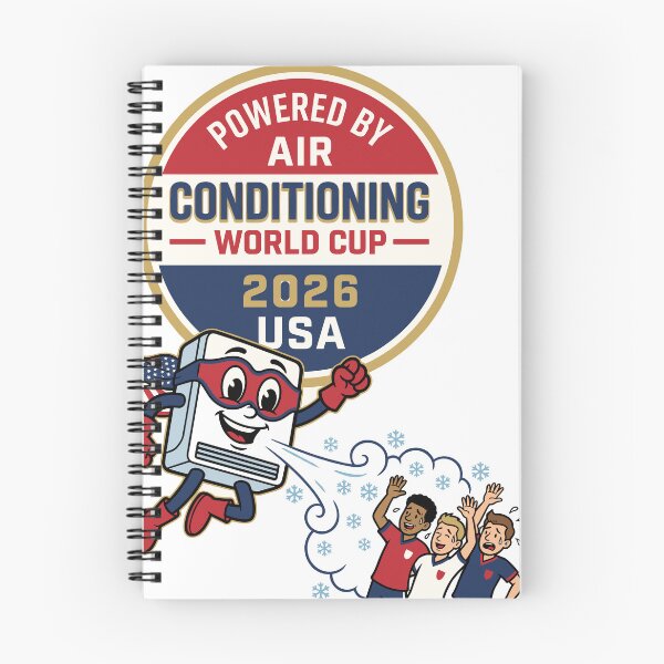 Item preview, Powered by Air Conditioning — World Cup 2026 Badge V1 designed and sold by 1RSN.