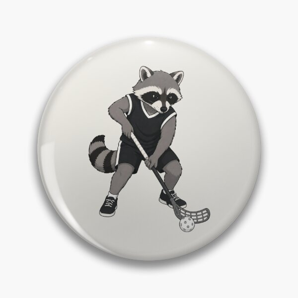Item preview, Raccoon Floorball Stickhandling designed and sold by Ombrya.