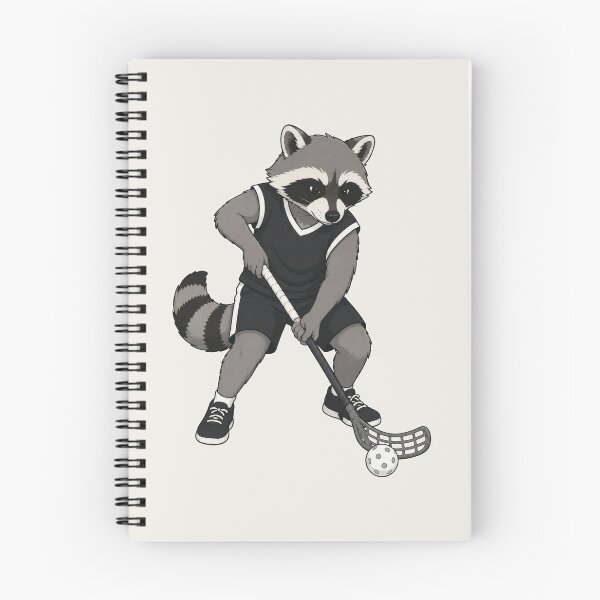 Item preview, Raccoon Floorball Stickhandling designed and sold by Ombrya.
