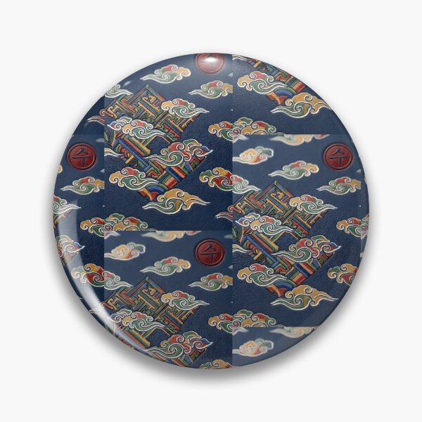 Item preview, ​Korean Traditional Dancheong Lotus Pattern - Aesthetic Art designed and sold by SOOstudio73.