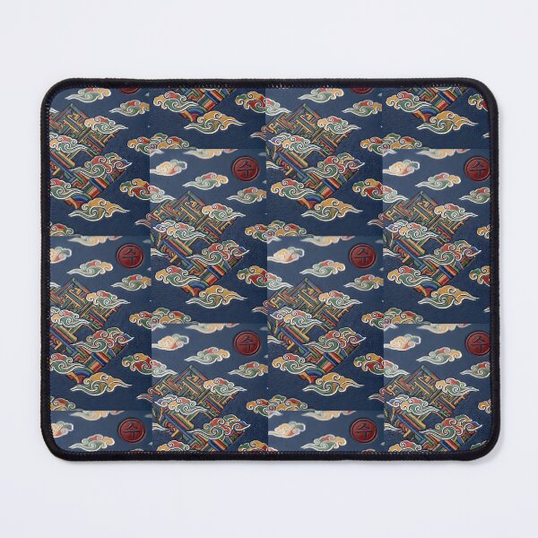 Item preview, Korean Traditional Dancheong Lotus Pattern - Aesthetic Art designed and sold by SOOstudio73.