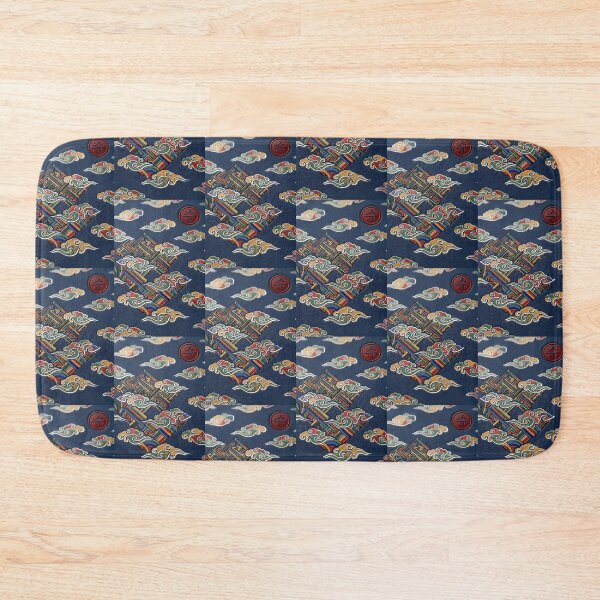 Item preview, ​Korean Traditional Dancheong Lotus Pattern - Aesthetic Art designed and sold by SOOstudio73.