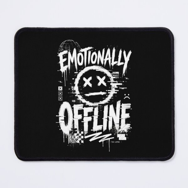 Item preview, Emotionally Offline Glitch Face Alternative Grunge designed and sold by Mr Lee.