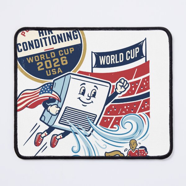 Item preview, Powered by Air Conditioning — World Cup 2026 Badge V2 designed and sold by 1RSN.