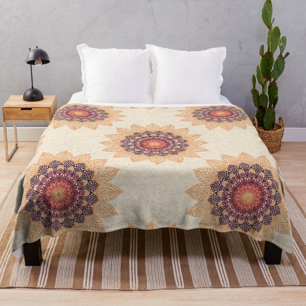 Item preview, Vintage Boho Floral Mandala Pattern designed and sold by Digitara8595.
