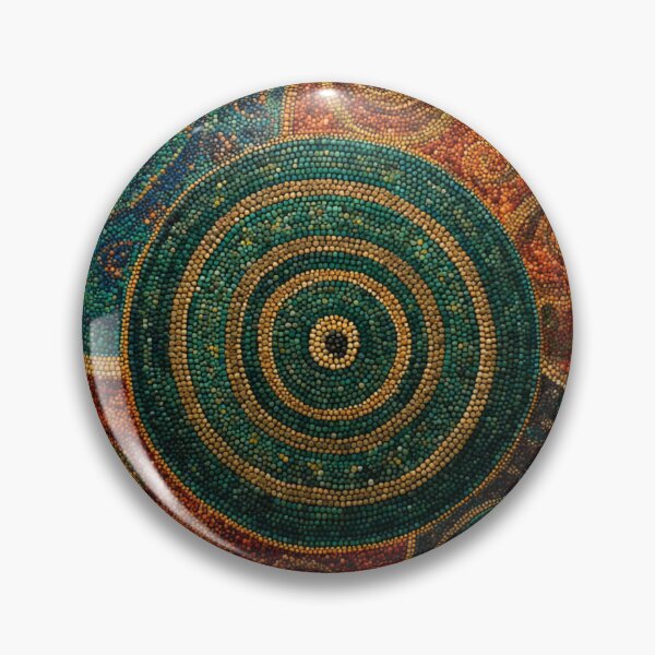 Item preview, Aboriginal Inspired Dot Art - Primary Circle Elements designed and sold by GrinGalore.
