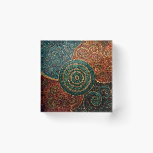 Item preview, Aboriginal Inspired Dot Art - Primary Circle Elements designed and sold by GrinGalore.