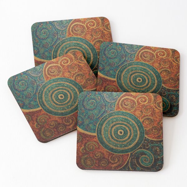 Item preview, Aboriginal Inspired Dot Art - Primary Circle Elements designed and sold by GrinGalore.