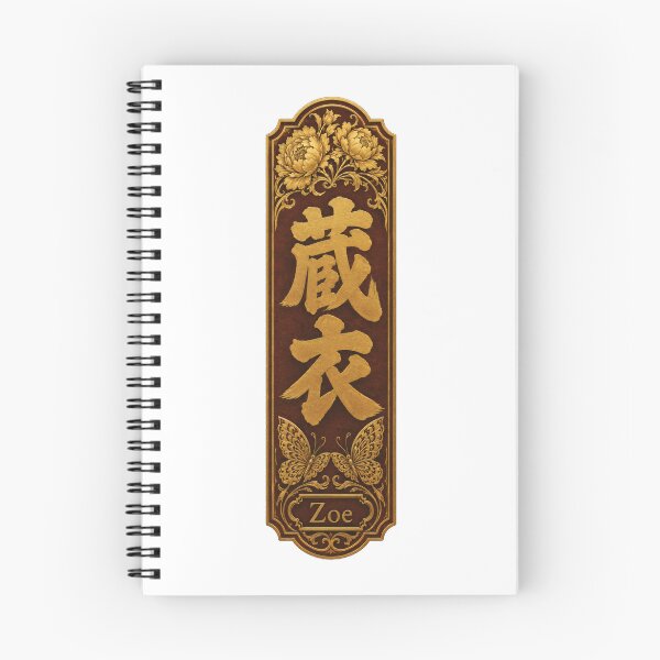 Artikelvorschau, Zoe Name in japanischen Kanji - Personalisierter Senjafuda-Jugendstil entworfen und verkauft von WabiSabiArts.