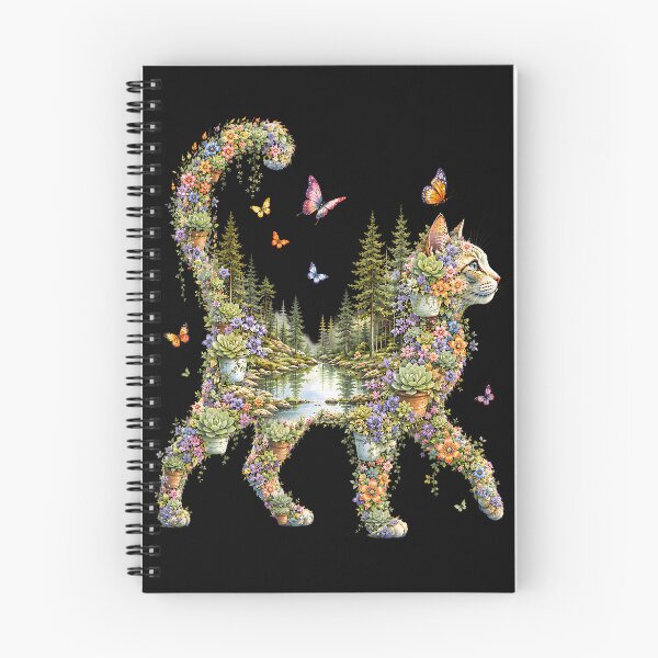 Item preview, Boho Cat Plants Floral Nature Wildflower Succulent Cat Lover designed and sold by Fereskabilon.