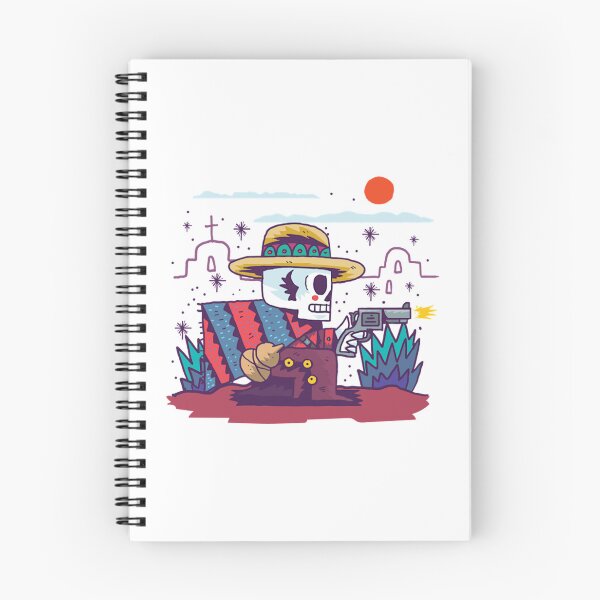 Item preview, Cute Cartoon Skeleton Gunslinger Cowboy Art designed and sold by Latiendade.