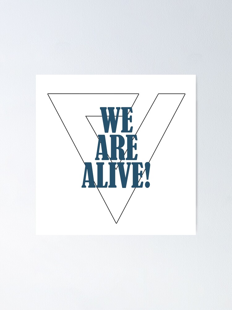 We Are Alive Detroit Become Human Jericho Slogan Poster By Angelialucis Redbubble