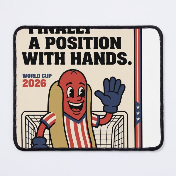 Item preview, Finally a Position with Hands — Hot Dog Goalkeeper V2 designed and sold by 1RSN.