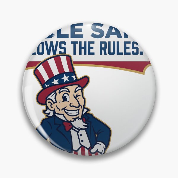 Item preview, Hands in Pockets Uncle Sam Follows Rules V2 designed and sold by 1RSN.