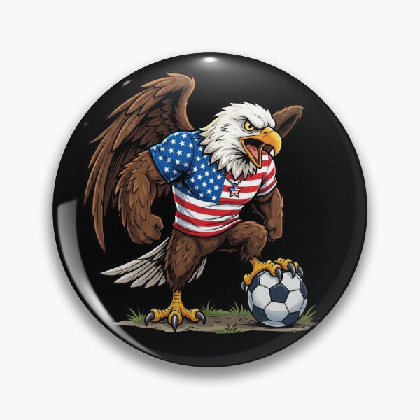 Item preview, USA Eagle — Football World Cup 2026 Cartoon Mascot designed and sold by David Mateo ArtWorks.