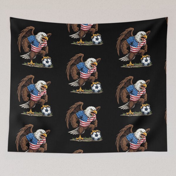 Item preview, USA Eagle — Football World Cup 2026 Cartoon Mascot designed and sold by David Mateo ArtWorks.