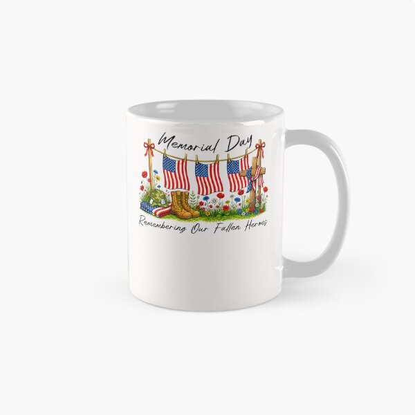 Item preview, Memorial Day Remembering Our Fallen Heroes Patriotic Us Flag designed and sold by Fereskabilon.