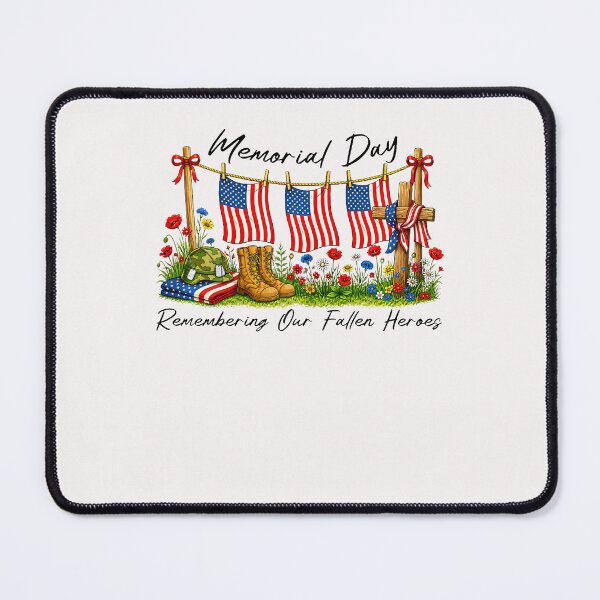 Item preview, Memorial Day Remembering Our Fallen Heroes Patriotic Us Flag designed and sold by Fereskabilon.