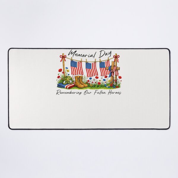 Item preview, Memorial Day Remembering Our Fallen Heroes Patriotic Us Flag designed and sold by Fereskabilon.