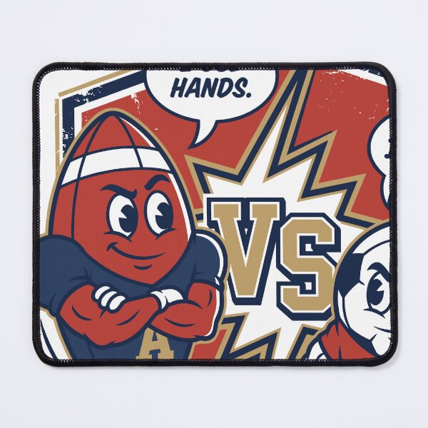 Item preview, American Football vs Soccer — VS Badge designed and sold by 1RSN.