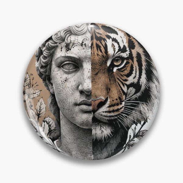 Item preview, Balance Is Power Tiger Statue Design designed and sold by  Nexoria Studio.