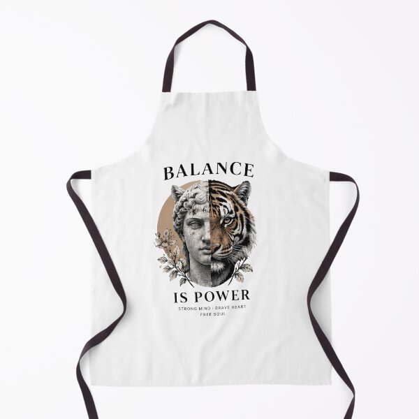 Item preview, Balance Is Power Tiger Statue Design designed and sold by  Nexoria Studio.
