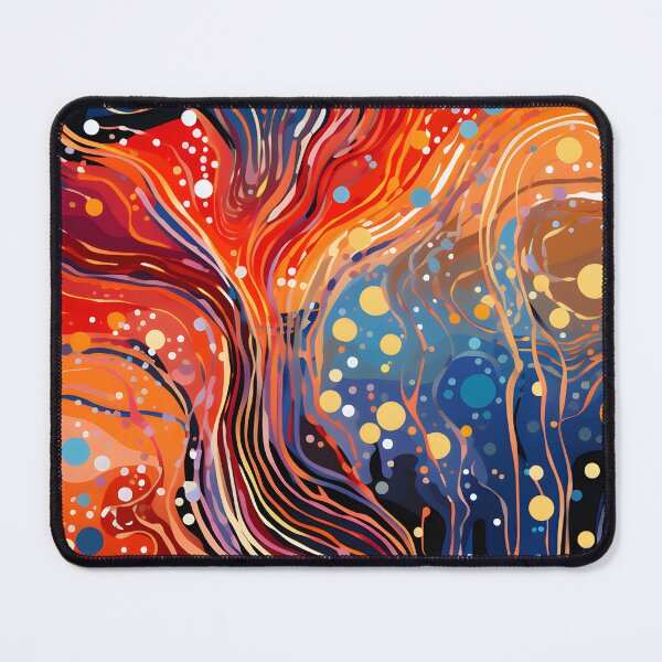 Item preview, Aboriginal Inspired Dot Art - Lava Flow Inside the Sea designed and sold by GrinGalore.