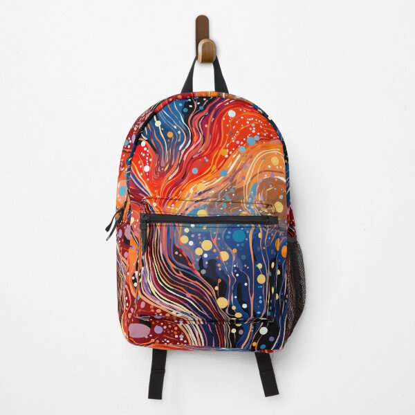 Item preview, Aboriginal Inspired Dot Art - Lava Flow Inside the Sea designed and sold by GrinGalore.