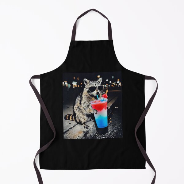 Item preview, 4th of July Raccoon Drinking Patriotic Slushie designed and sold by Hiwerelisa.