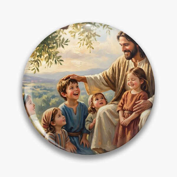 Item preview, Jesus Blessing The Little Children designed and sold by RRRShop.