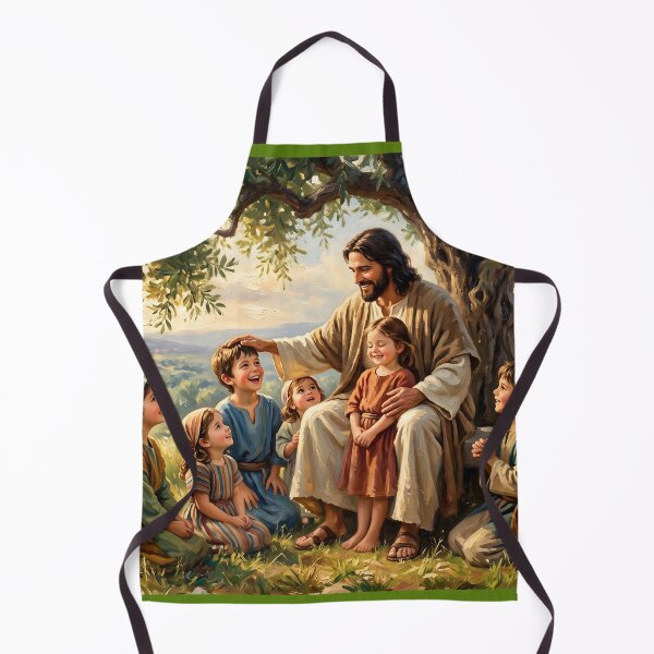 Item preview, Jesus Blessing The Little Children designed and sold by RRRShop.