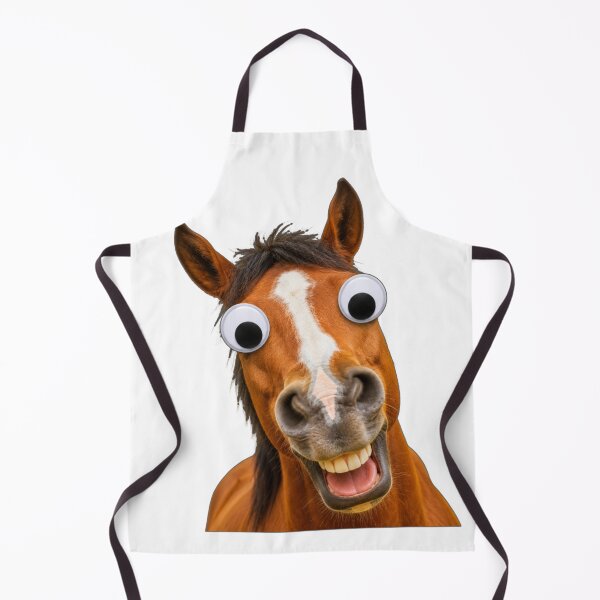 Item preview, Funny Horse Googly Eyes Meme | Silly Cartoon Horse designed and sold by DrimitStore.