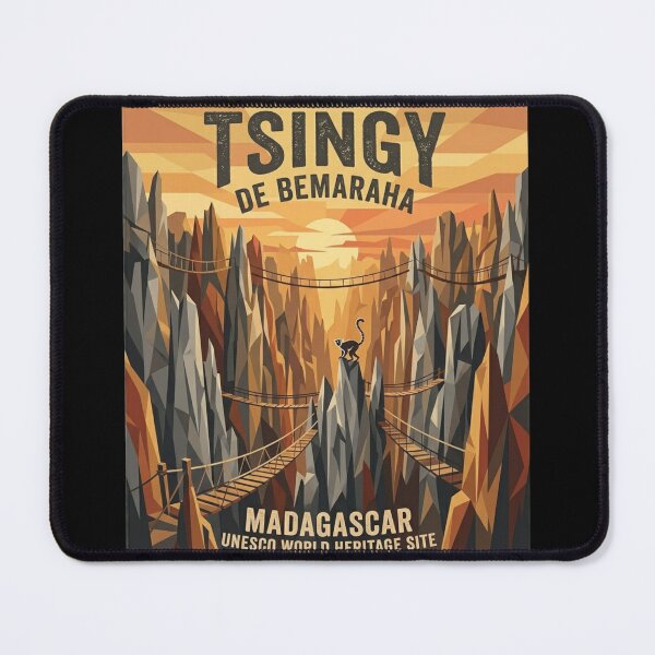 Item preview, Tsingy Stone Forest Madagascar Travel Aesthetic Design designed and sold by ArtsyExplorer.