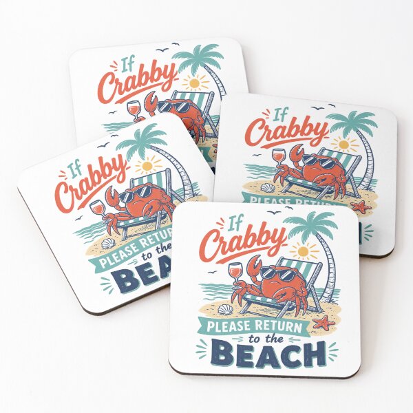 Item preview, Crabby Beach Vibes T-Shirt designed and sold by JasoncarrTe.