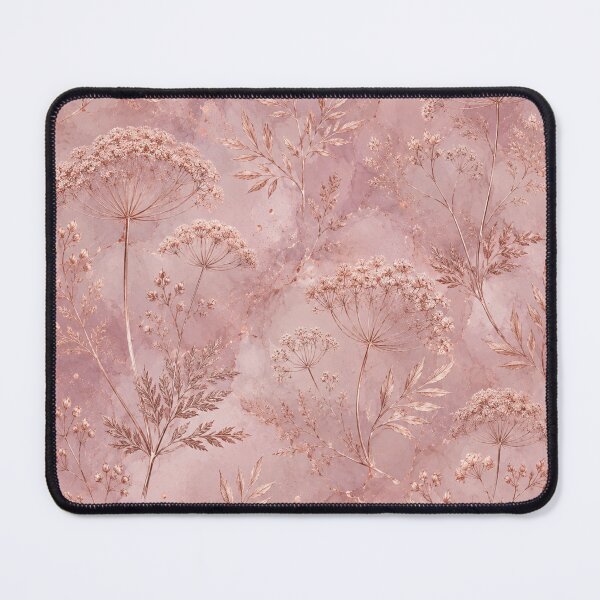 Item preview, Umbelliferae leaves on dusty pink background designed and sold by Heaven1111.