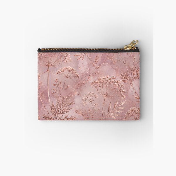 Item preview, Umbelliferae leaves on dusty pink background  designed and sold by Heaven1111.
