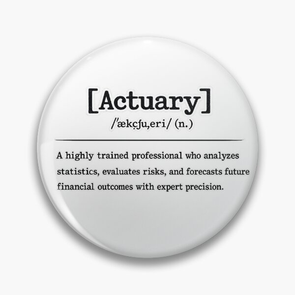 Item preview, Actuary Definition Funny Gift - Minimalist Financial Analyst Dictionary Office Decor & Student Apparel designed and sold by Psychlee Best Finds.