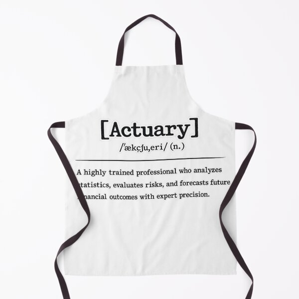 Item preview, Actuary Definition Funny Gift - Minimalist Financial Analyst Dictionary Office Decor & Student Apparel designed and sold by Psychlee Best Finds.