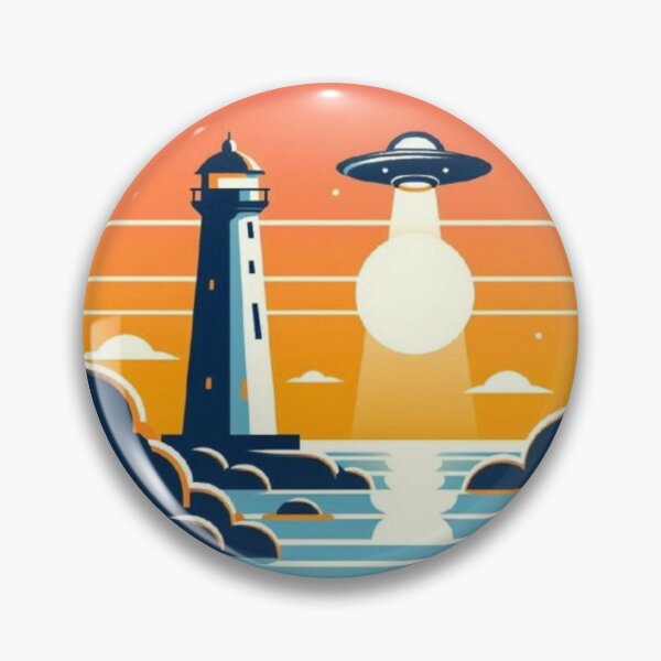 Item preview, Lighthouse Signal – UFO Horizon Encounter designed and sold by Dogandesighn.