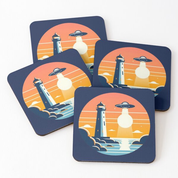 Item preview, Lighthouse Signal – UFO Horizon Encounter designed and sold by Dogandesighn.