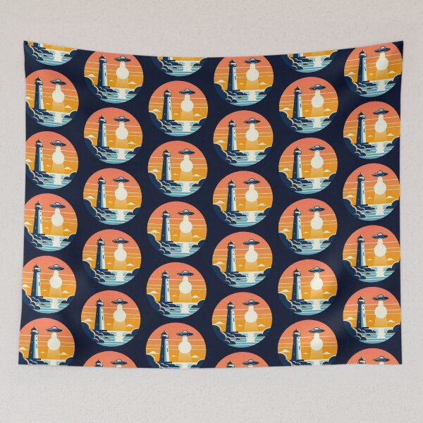Item preview, Lighthouse Signal – UFO Horizon Encounter designed and sold by Dogandesighn.