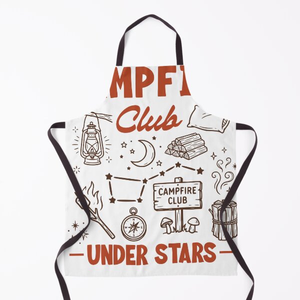Item preview, Campfire Club Under Stars Sticker designed and sold by TeeVerse27.