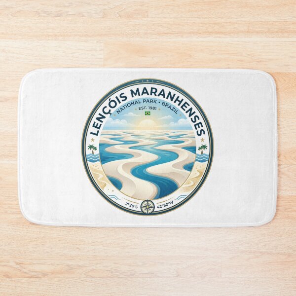 Item preview, Lençóis Maranhenses Brazil Dune Lagoon Travel Design designed and sold by ArtsyExplorer.