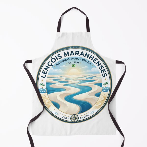 Item preview, Lençóis Maranhenses Brazil Dune Lagoon Travel Design designed and sold by ArtsyExplorer.