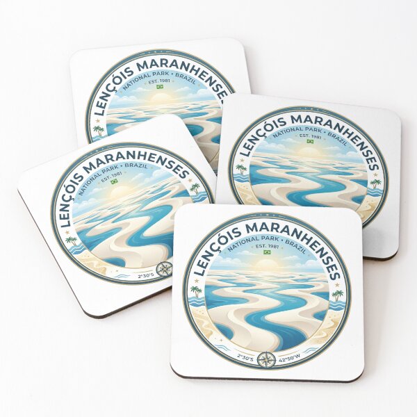 Item preview, Lençóis Maranhenses Brazil Dune Lagoon Travel Design designed and sold by ArtsyExplorer.